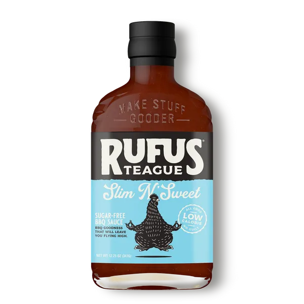 Rufus Teague Slim N' Sweet bottle isolated on white.